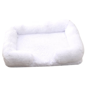 Keep Your Furry Friend Cozy with the Plush Round Pet Bed