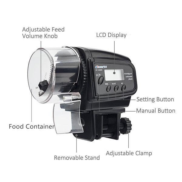 Digital Automatic Aquarium Fish Feeder – Fetch N Fluff