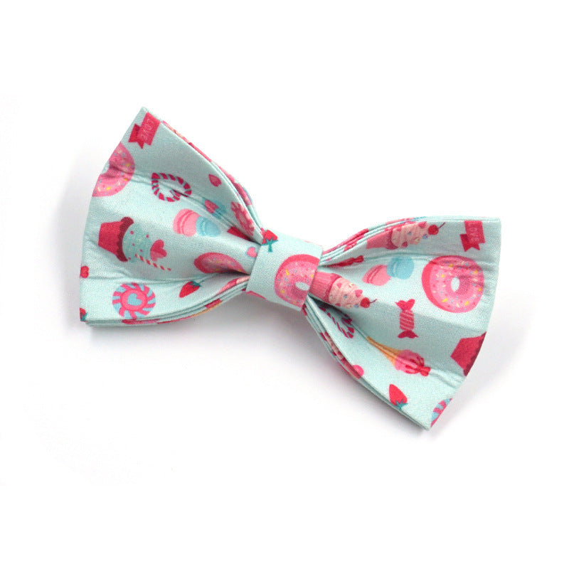 Pet Outing Collar Leash Bow Suit