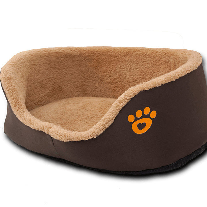 Soft Warm Wool Round Shape Pet Sofa