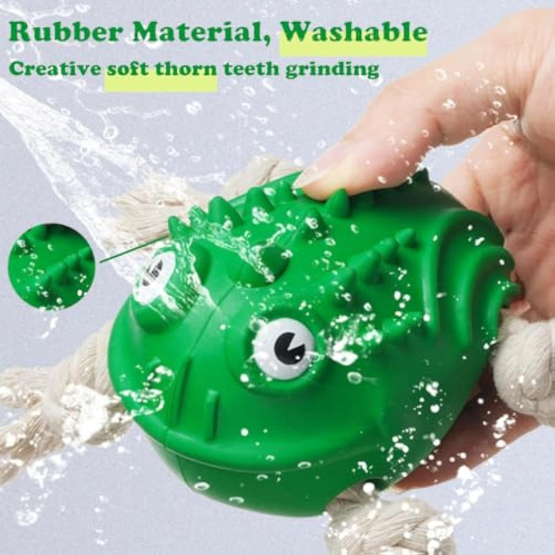 Robust Rubber Cotton Toy