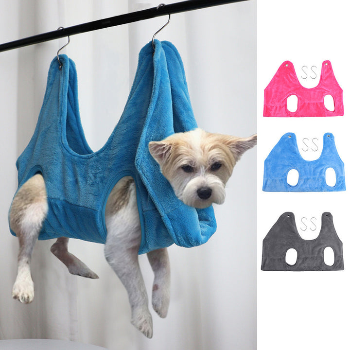 Pet Dog Cat Grooming Hammock Harness Dog