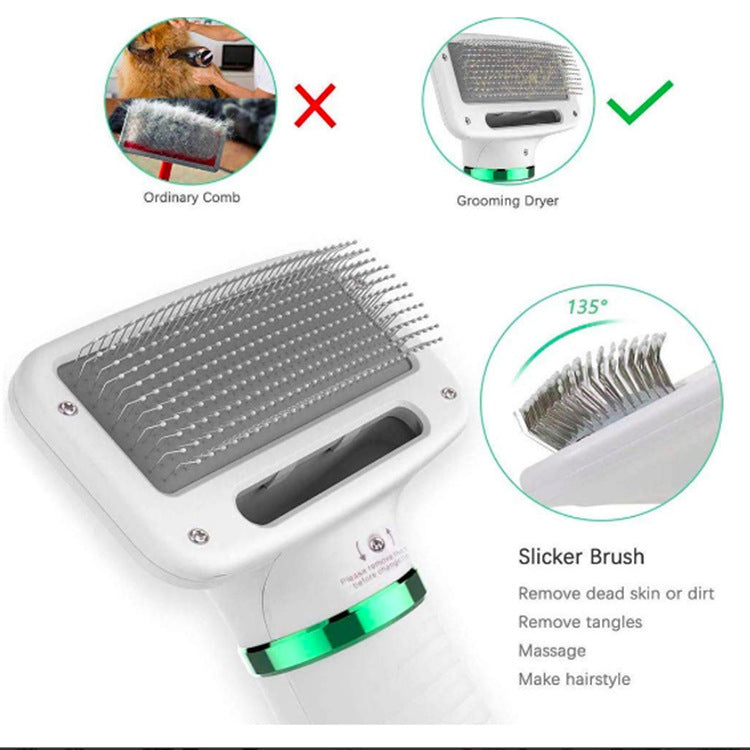 Pet Electric Hair Dryer Comb Dog