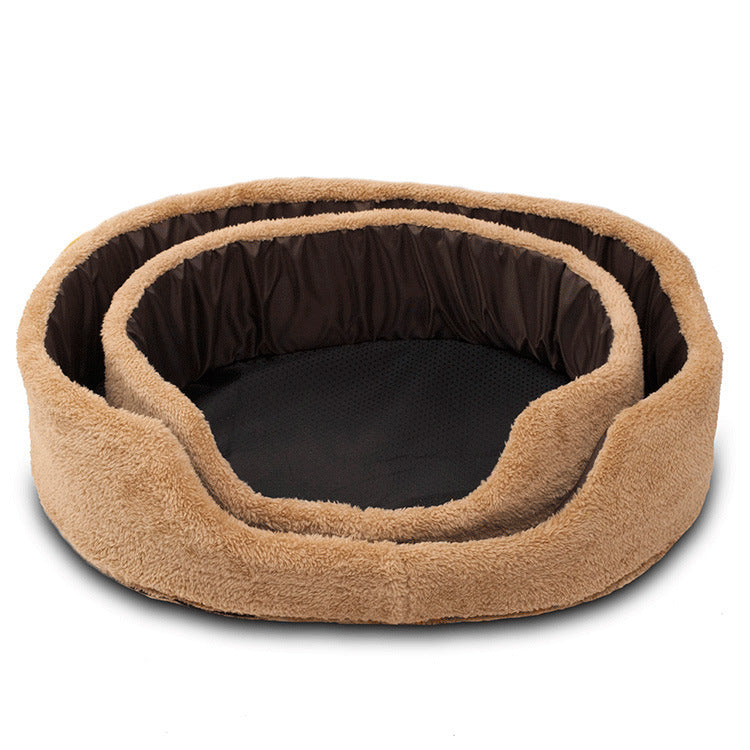 Soft Warm Wool Round Shape Pet Sofa