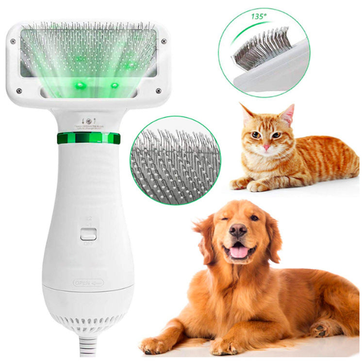 Pet Electric Hair Dryer Comb Dog