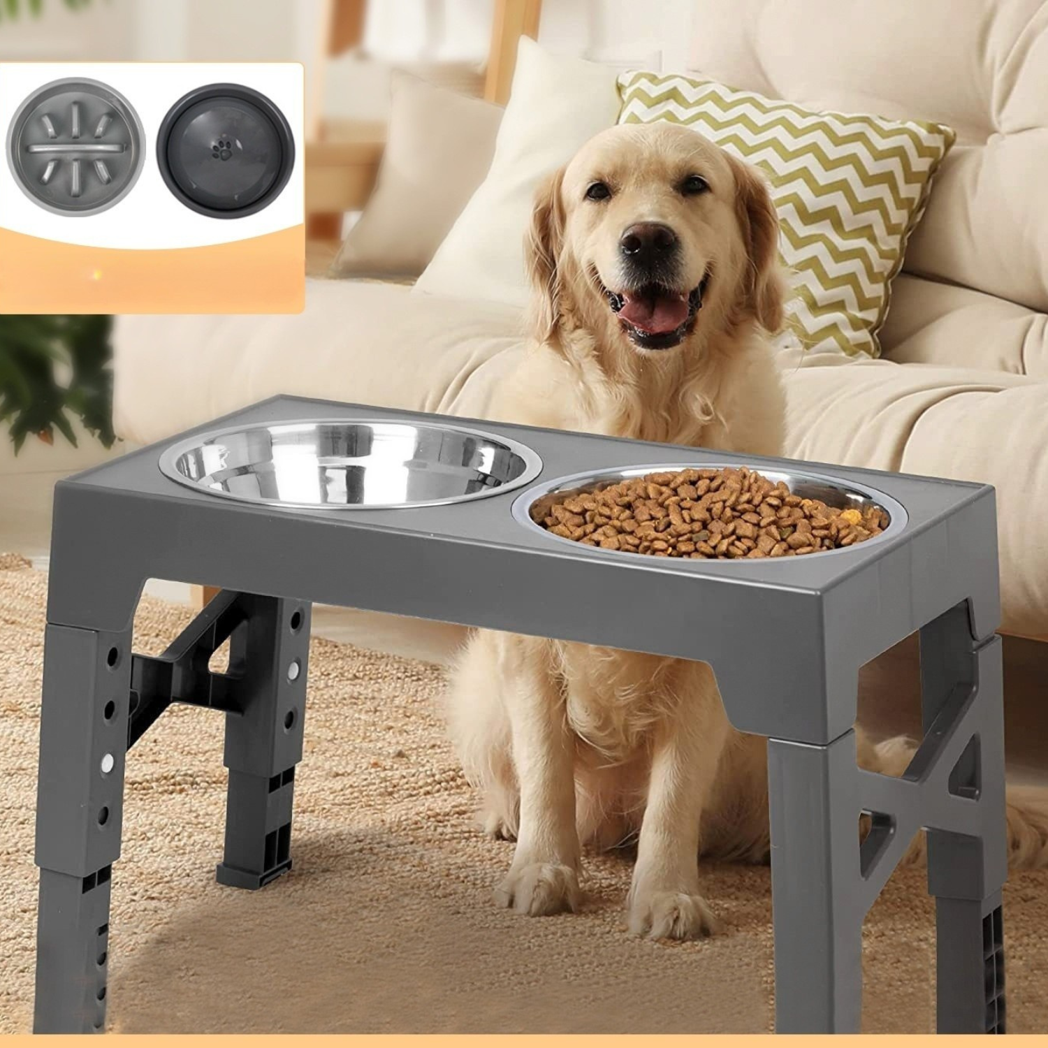 Pet Slow Feeding Bowl