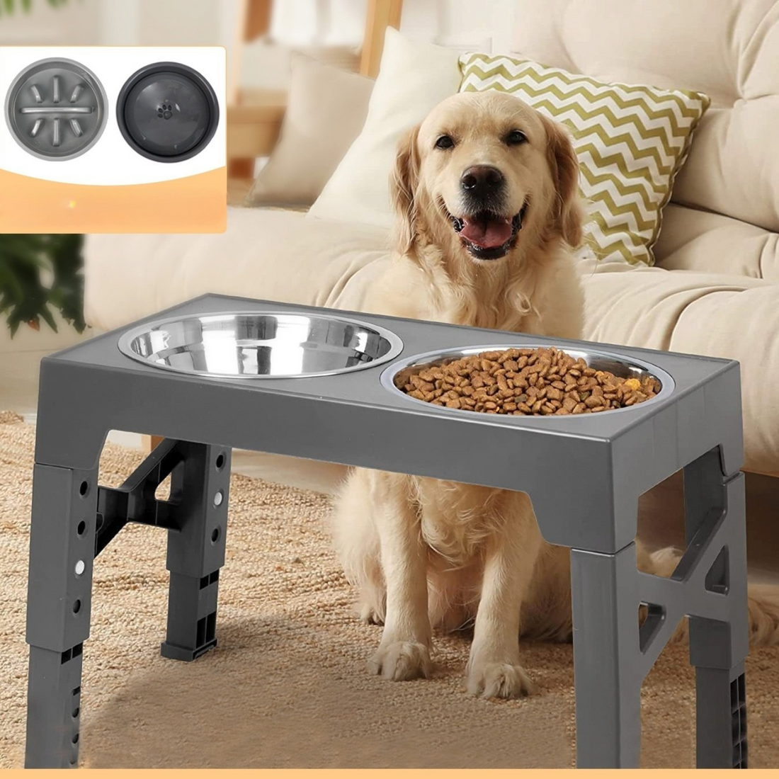 Pet Slow Feeding Bowl