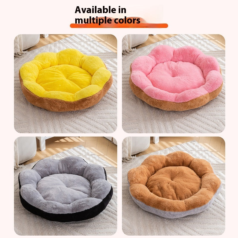 Removable Washable Pet Bed Round Nest
