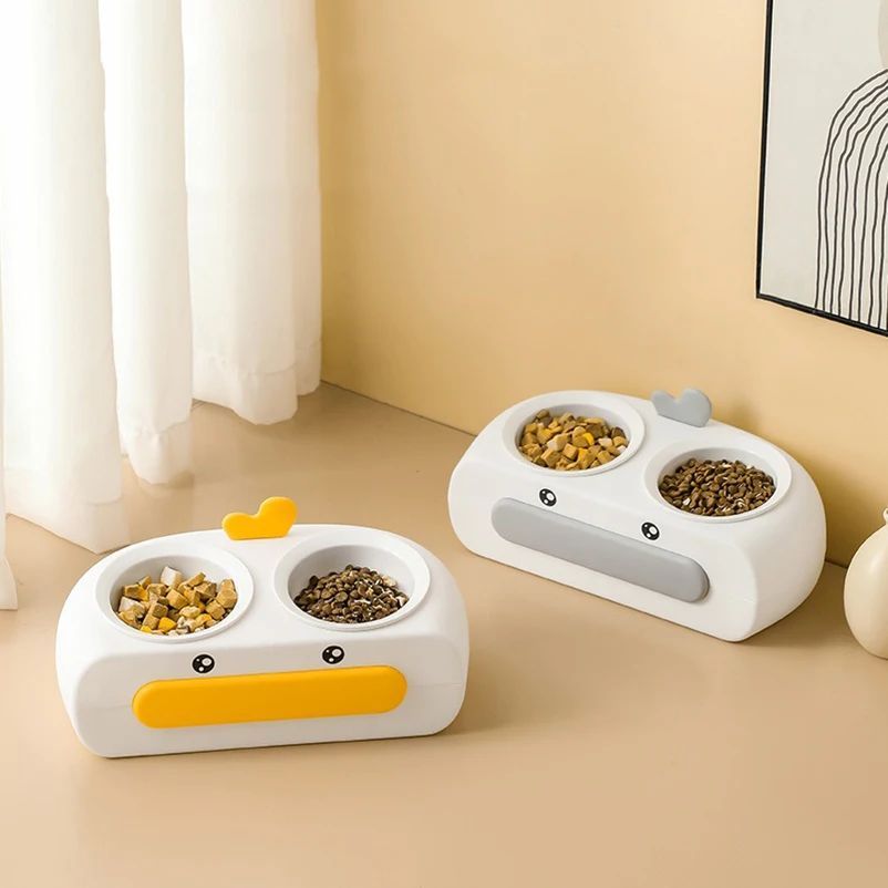 Pet Double Bowl Pet Supplies Accessories