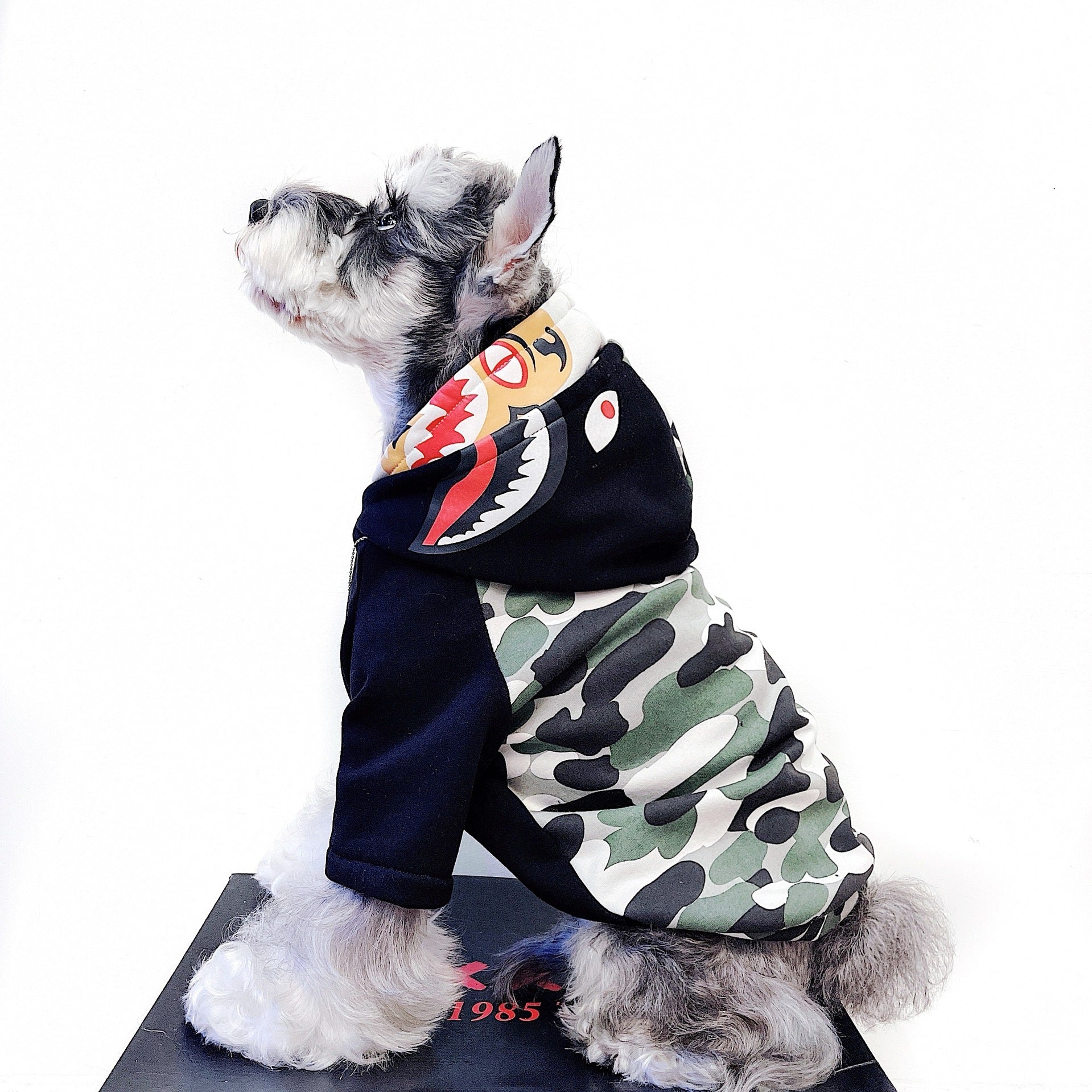 Double Hat Stitching Camouflage Pet Sweater